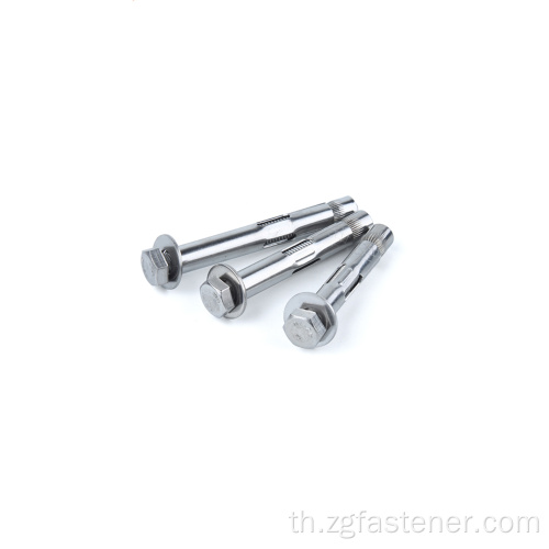 Hex Bolt สมอแขนคอนกรีตสแตนเลส พุกปลอกสแตนเลส